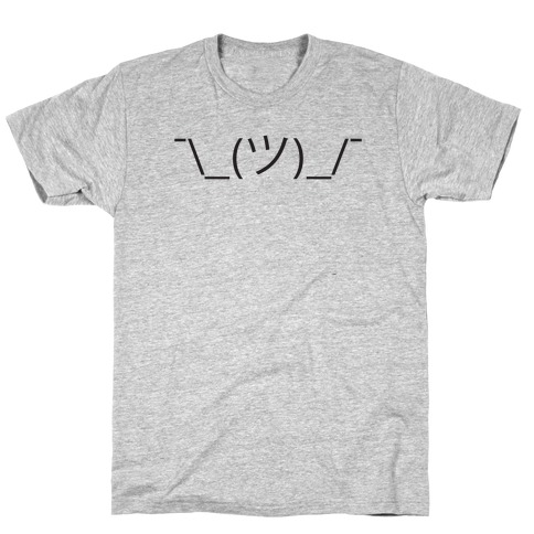 Emoticon Shrugs T-Shirt