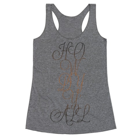 Howdy Y'all (Typographic) Racerback Tank Top
