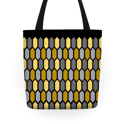 Gold Crystal Pattern Tote