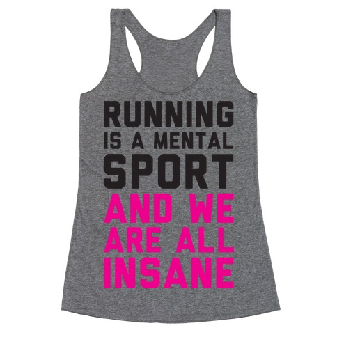 running is mental t shirt