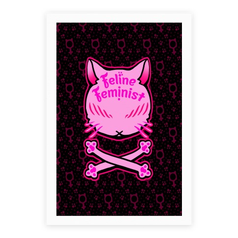 Feline Feminist Poster