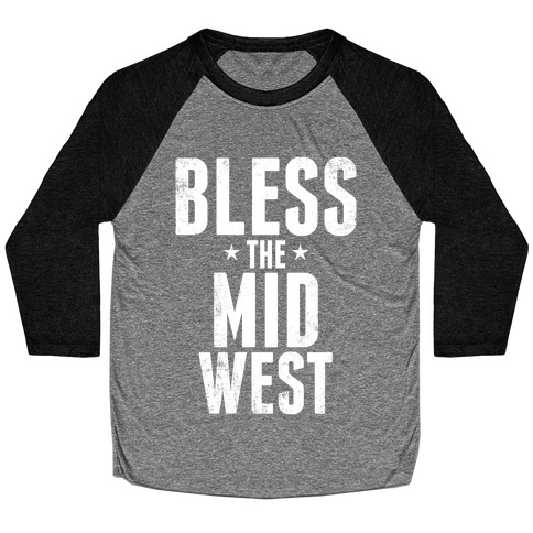Bless The Midwest Baseball Tee