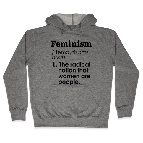 Feminism Definition Hooded Sweatshirt