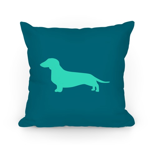 wiener dog pillow case