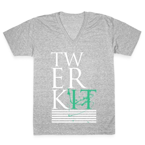 Twerk It V-Neck Tee Shirt