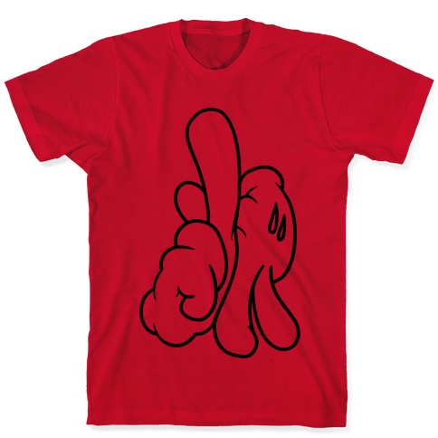 mickey mouse hands shirt