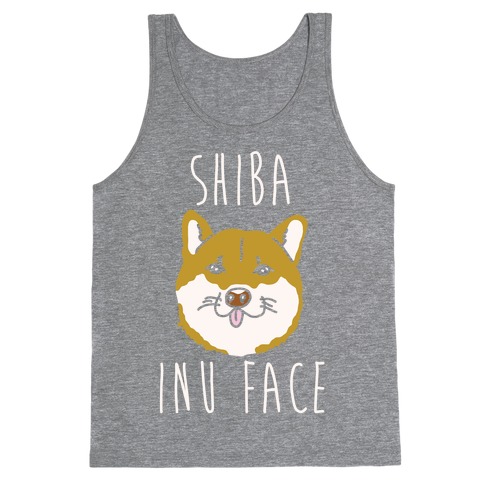Shiba Inu Face Tank Top