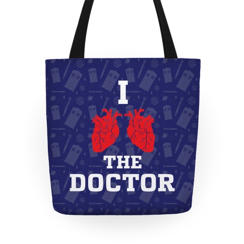 I Heart The Doctor Tote