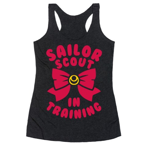 Sailor Scout In Training Racerback Tank Top