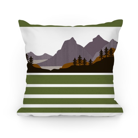 Mountain Landscape Pillow