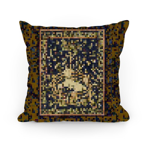 Pixel Unicorn Tapestry Pillow