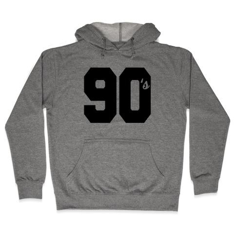 90's Varsity Hooded Sweatshirt