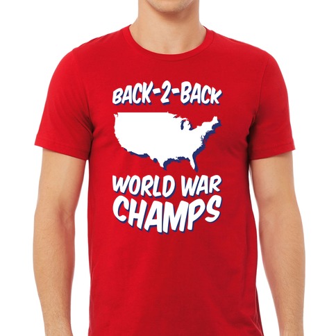 Shirts Black Back To Back 2 Time Undefeated World War Champs Gift T Shirt 100 Cotton Fashion T Shirts Strong Rs