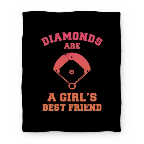 Diamonds are a Girl's Best Friend Blanket Blanket