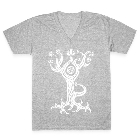 The Tree Pose V-Neck Tee Shirt