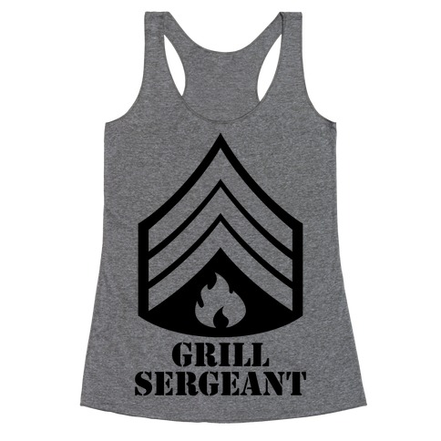 Grill Sergeant Racerback Tank Top