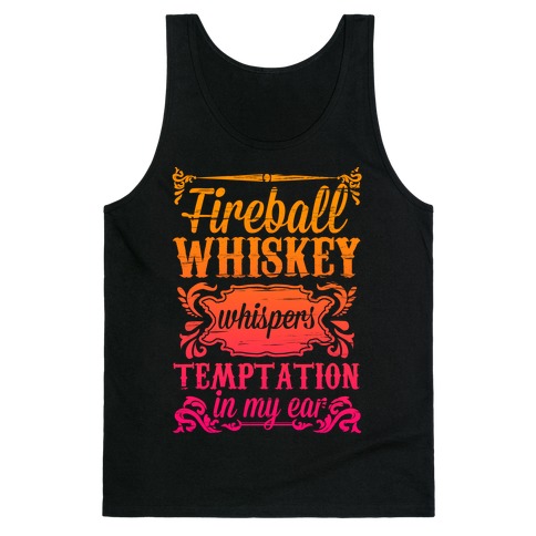 Whiskey Whispers Temptation In My Ear Tank Top