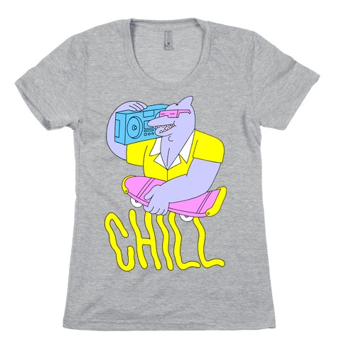 Chill Dolphin Womens T-Shirt