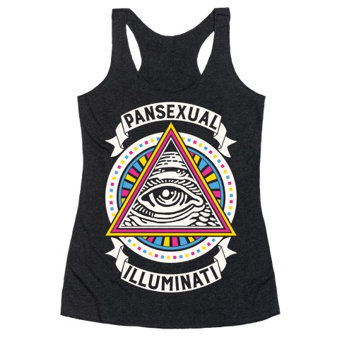 Pansexual Illuminati Racerback Tank Top