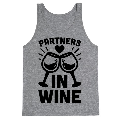 Partners In Wine Tank Top