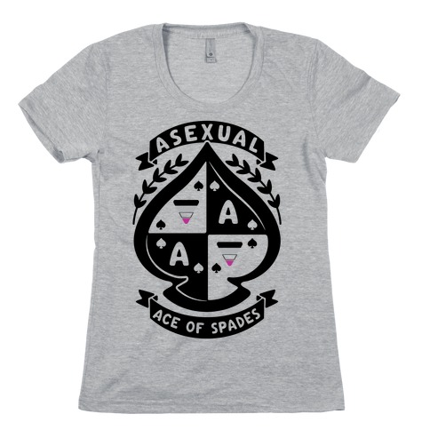 Asexual Crest Womens T-Shirt