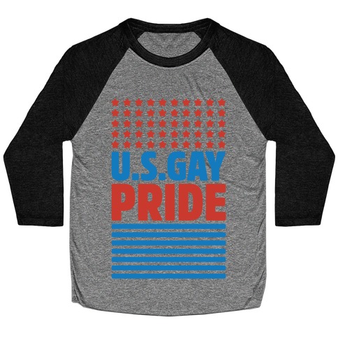 USA Gay Pride Baseball Tee