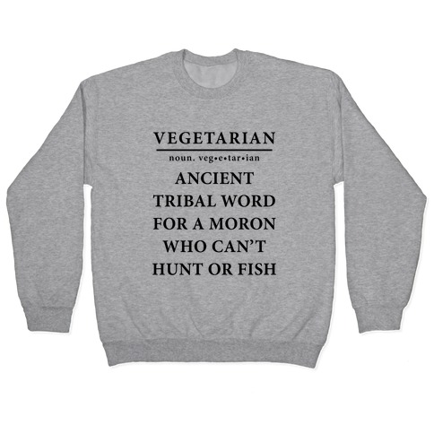 Vegetarian Definition Pullover
