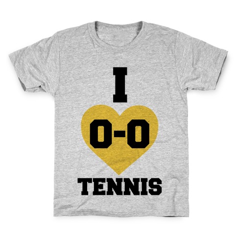 I 0-0 Tennis Kids T-Shirt