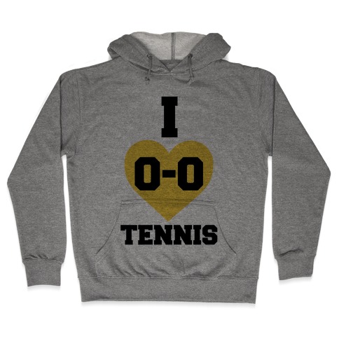 I 0-0 Tennis Hooded Sweatshirt