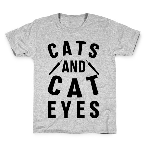 Cats and Cat Eyes Kids T-Shirt