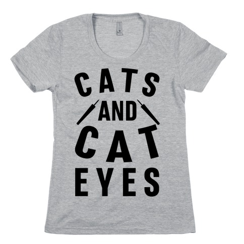 Cats and Cat Eyes Womens T-Shirt