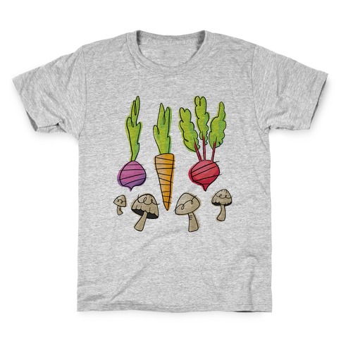 Retro Vegetable Pattern Kids T-Shirt