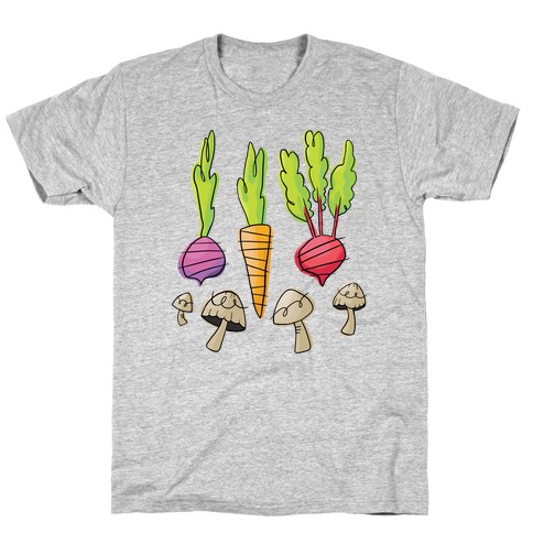 Retro Vegetable Pattern T-Shirt