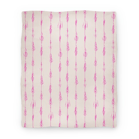 Feathery Vagina Pattern Blanket