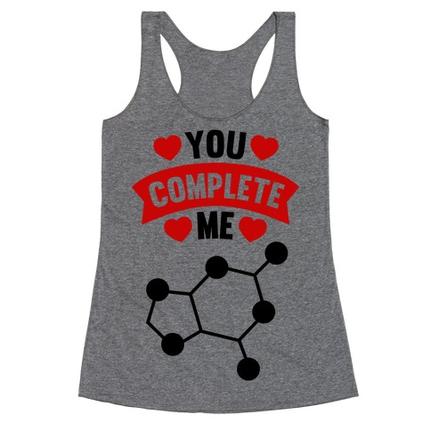 You Complete Me (RNA G & C) Racerback Tank Top