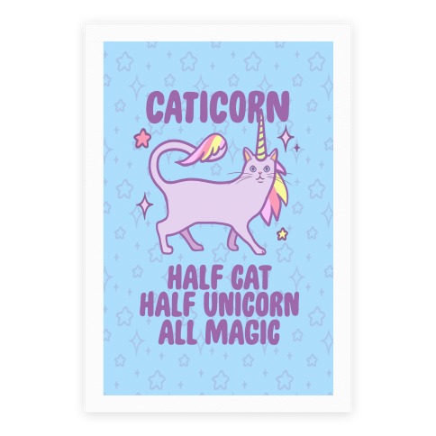 Caticorn Magic Poster