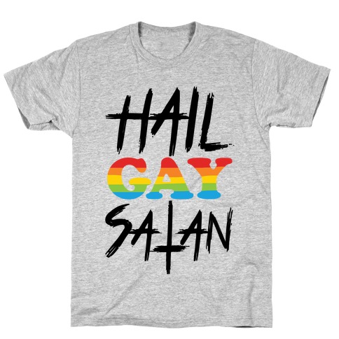 Worship that fabulous gay satan and be proud with this pro-LGBT, rainbow de...