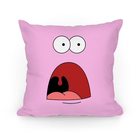 Patrick is Shocked Pillow
