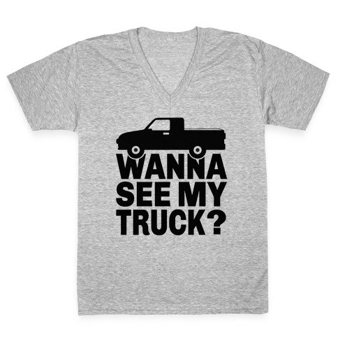 Truck Lookin V-Neck Tee Shirt
