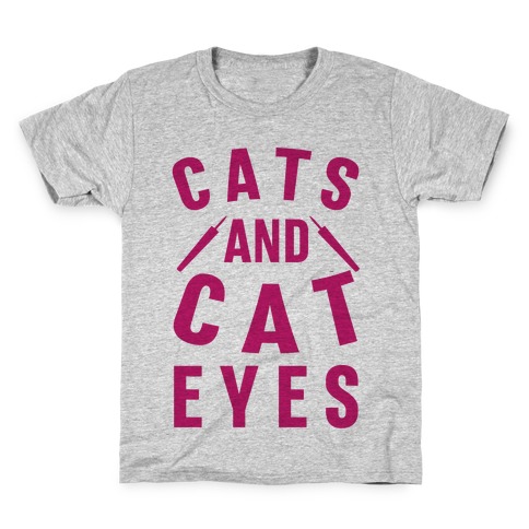 Cats and Cat Eyes Kids T-Shirt