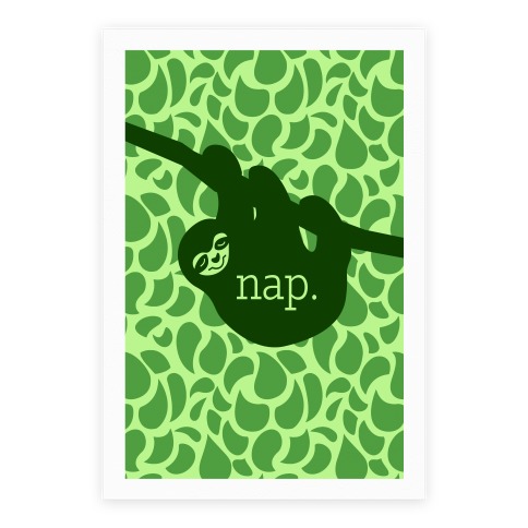 Sloth Nap Poster