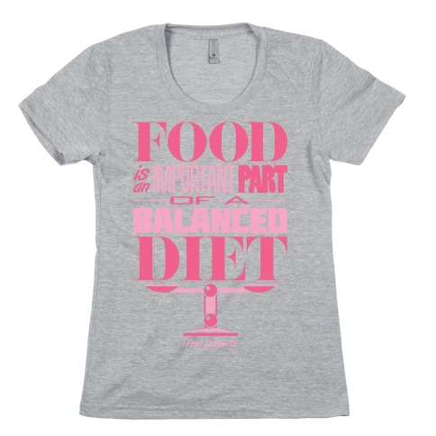 Food Diet Womens T-Shirt