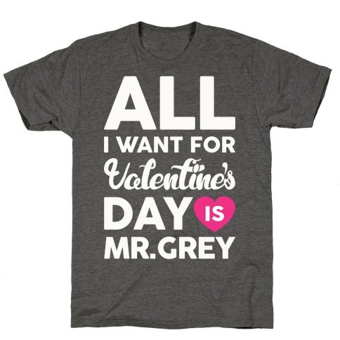 All I Want For Valentine's Day Is Mr. Grey T-Shirt