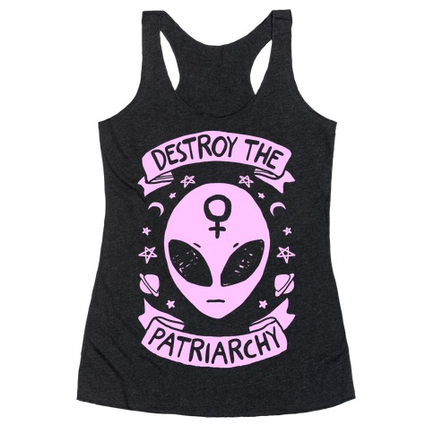 Destroy The Patriarchy Racerback Tank Top