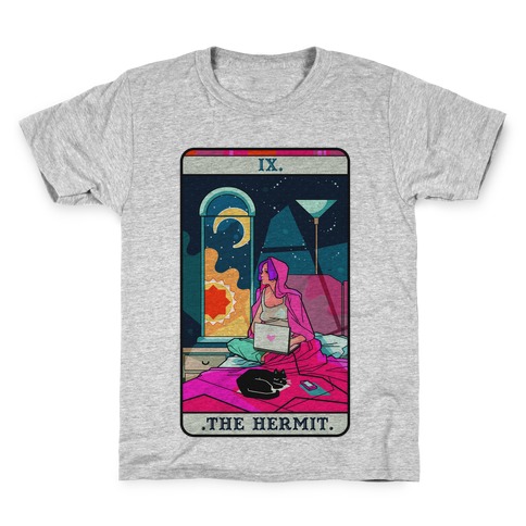 Hermit Tarot Card Kids T-Shirt