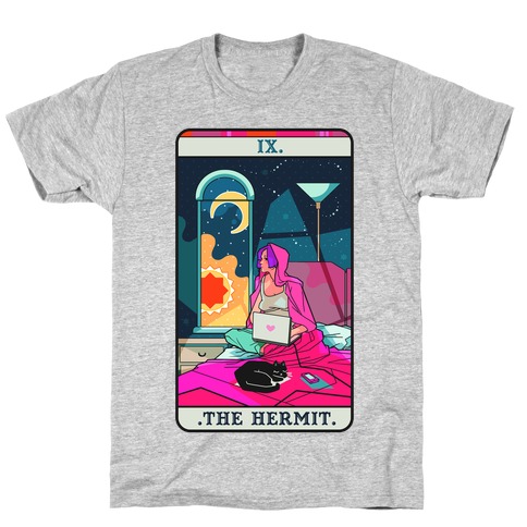 Hermit Tarot Card T-Shirt