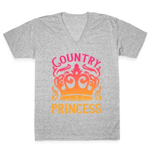 Country Princess V-Neck Tee Shirt