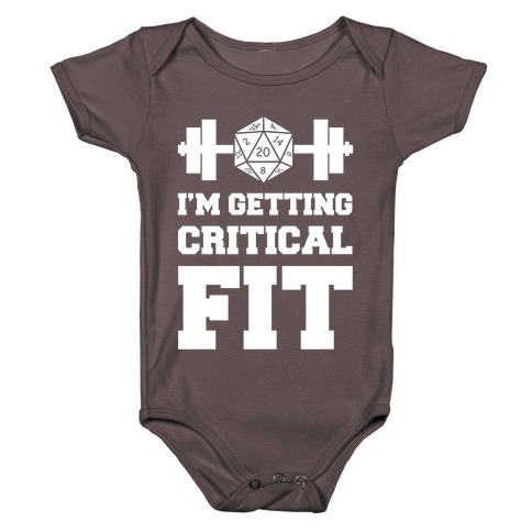 I'm Getting Critical Fit Baby One-Piece