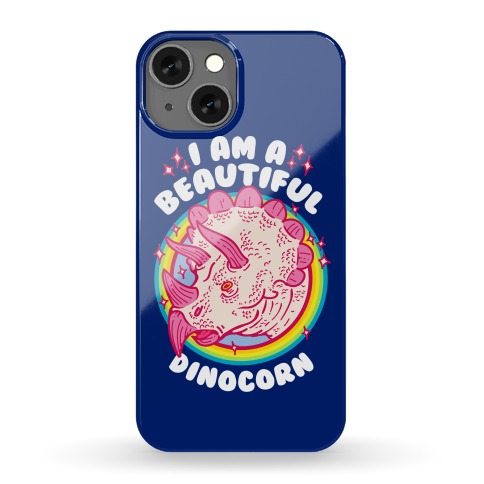I Am A Beautiful Dinocorn Phone Case