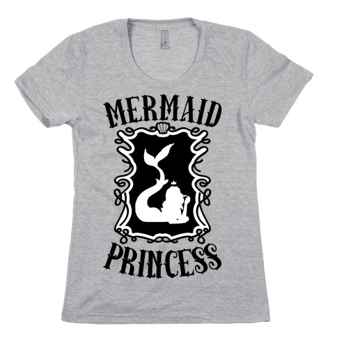 Mermaid Princess Womens T-Shirt